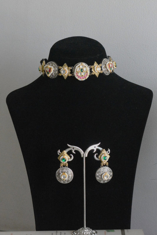 Shanaya Designer Kundan Choker Necklace Set