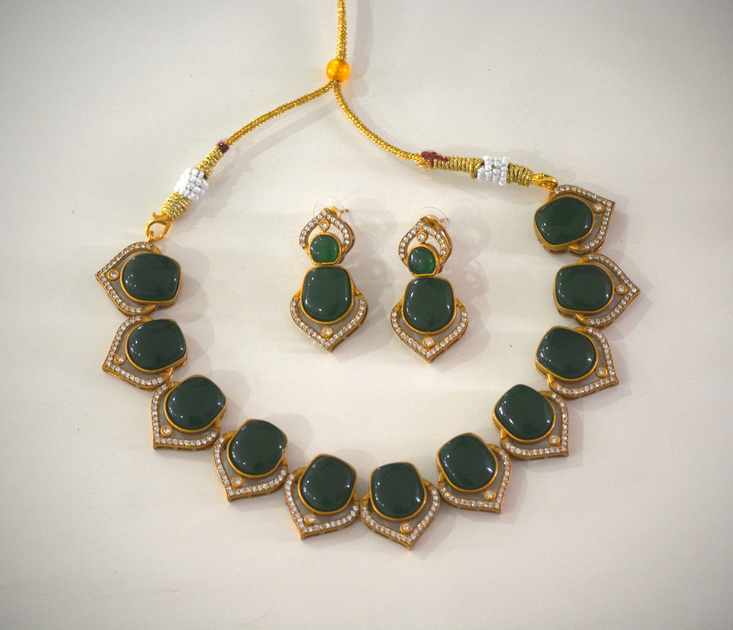 Sonal Cz Necklace Set