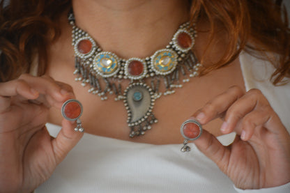 Mohini Stone Necklace Set
