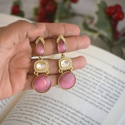 Jigya Lightweight Moissanite Earrings