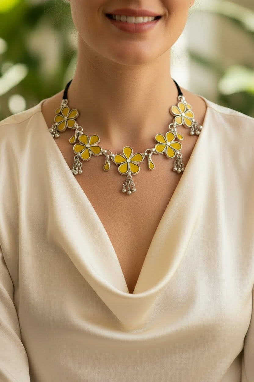 Petal Glass Necklace