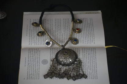 Afghani Big Pendant Necklace
