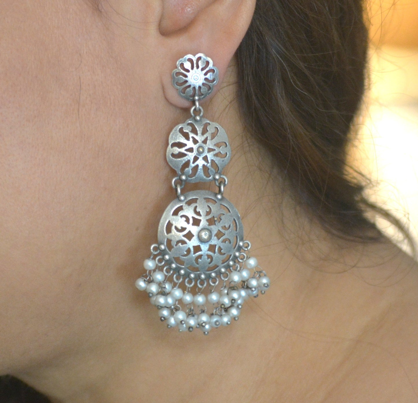 Swati Brass Earrings