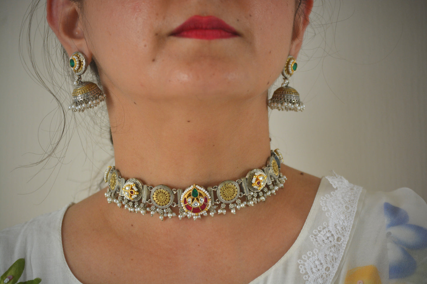 Shriya Pachi Kundan Designer Necklace Set