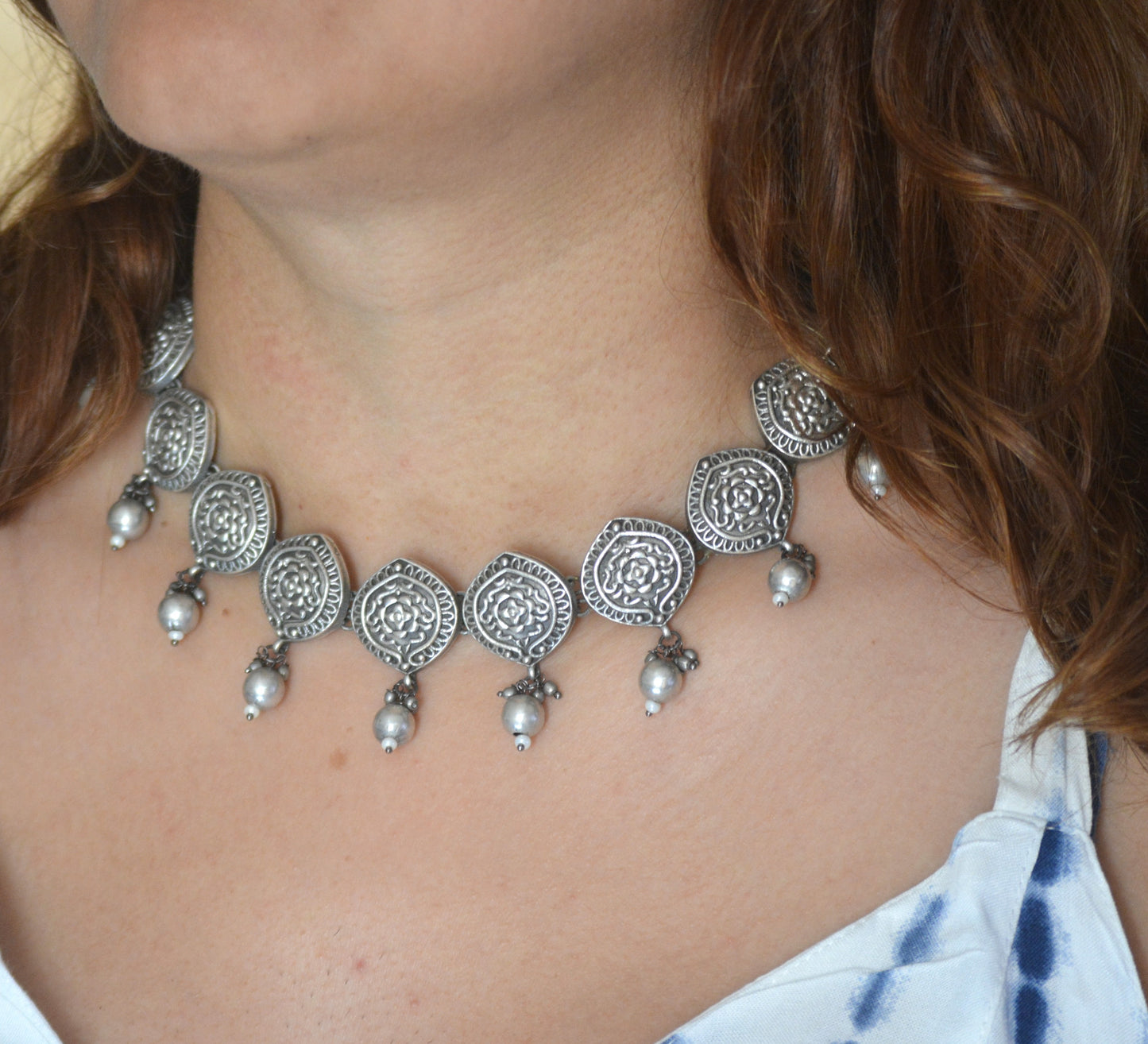 Sunaina Brass Necklace Set
