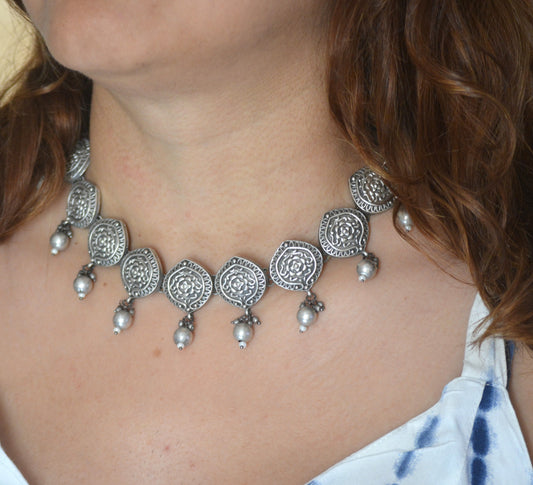 Sunaina Brass Necklace Set