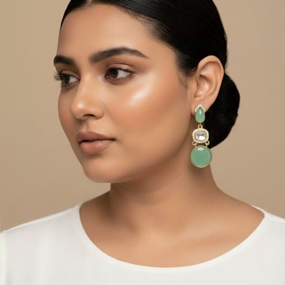 Jigya Lightweight Moissanite Earrings