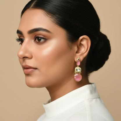 Jigya Lightweight Moissanite Earrings