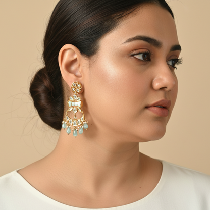 Rumaya Lightweight Moissanite Earrings
