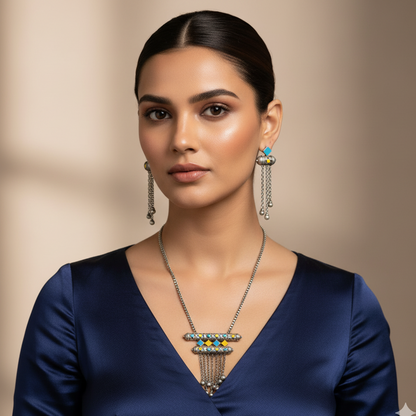 Sushma Festive Designer Pendant Set