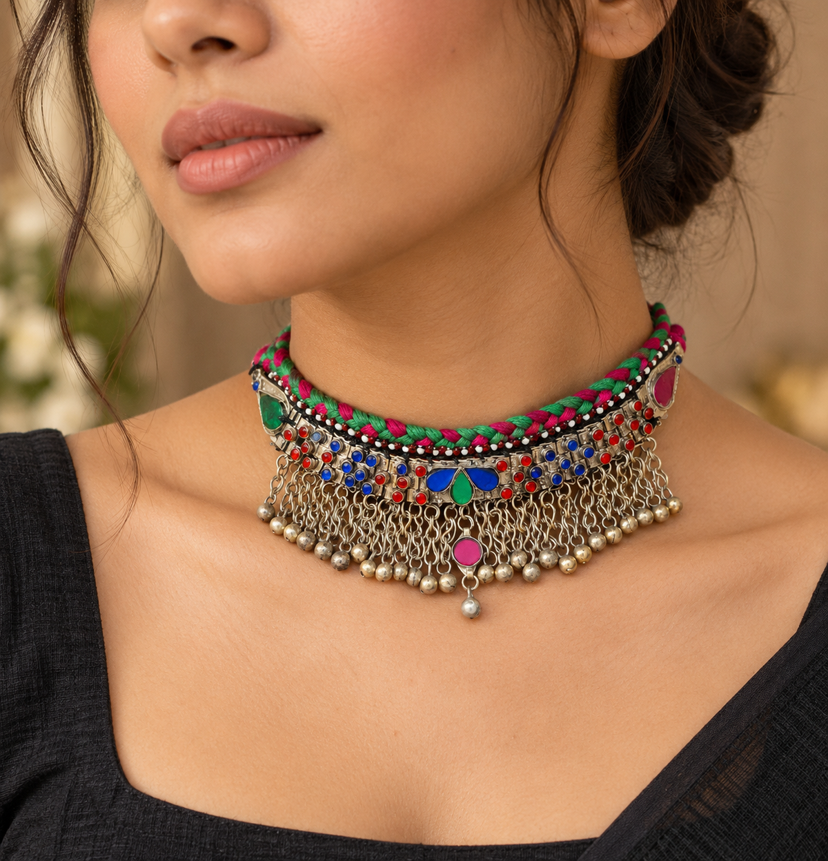 Nida Afghani choker Necklace