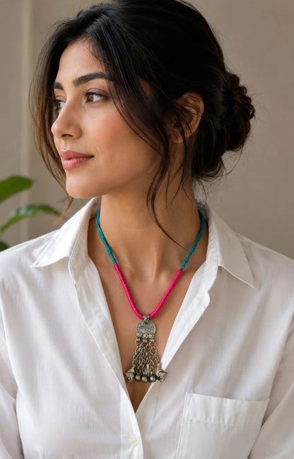 Gushaini afghani lightweight pendant necklace