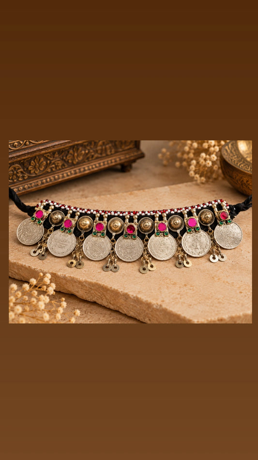 Meher Afghani Choker Necklace