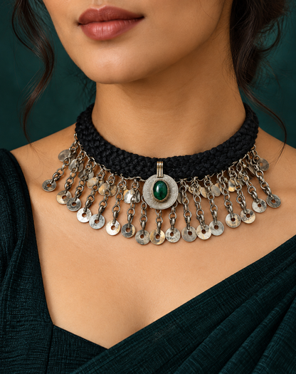 Suramin Afghani Choker Necklace