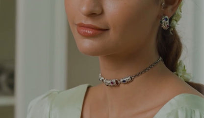 Suhani brass choker set