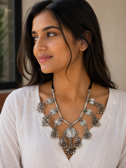 Mehtab brass Necklace