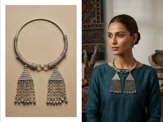 Mehna Afghani statement Necklace