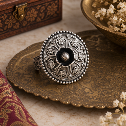 Minam Brass big size ring