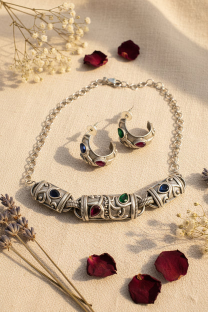 Suhani brass choker set