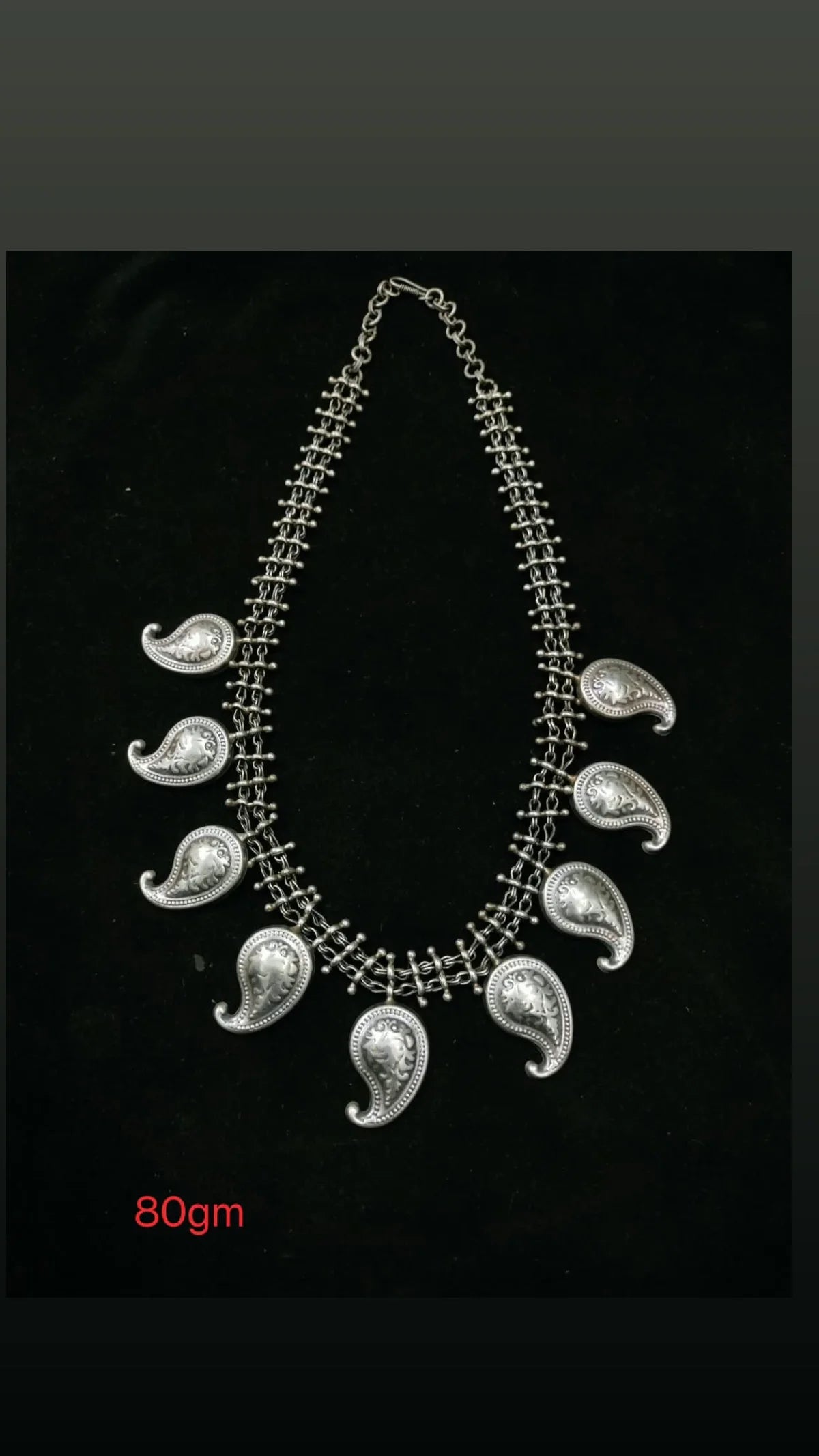 Gumasha brass necklace