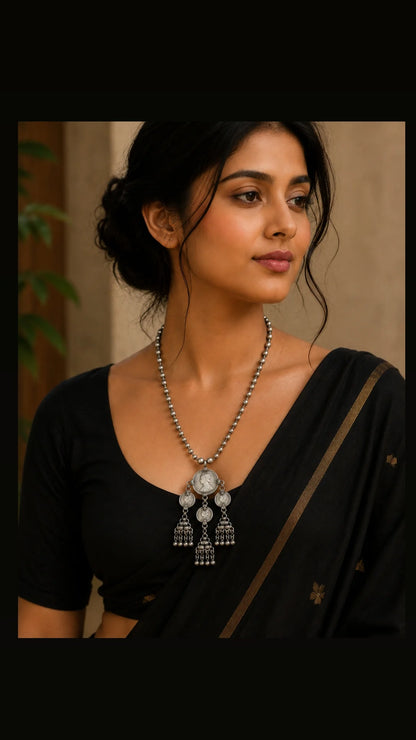 Menara brass pendant Necklace