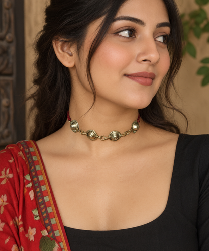 Monamini Afghani choker necklace