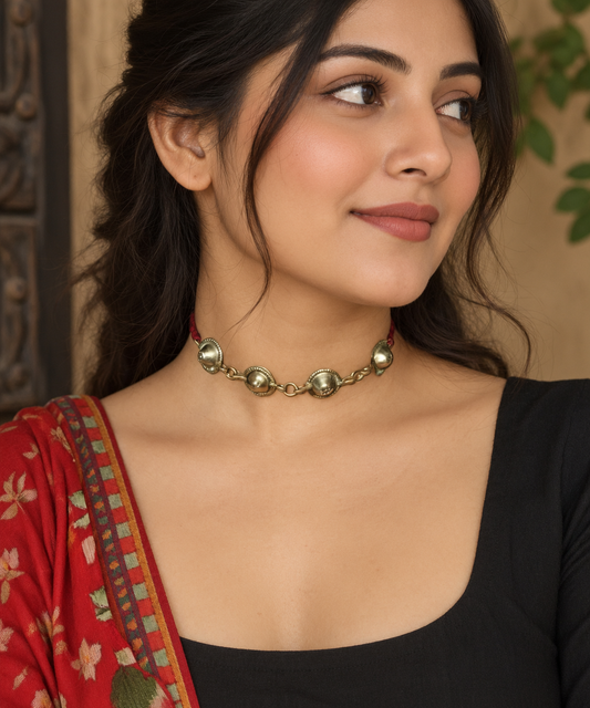 Monamini Afghani choker necklace