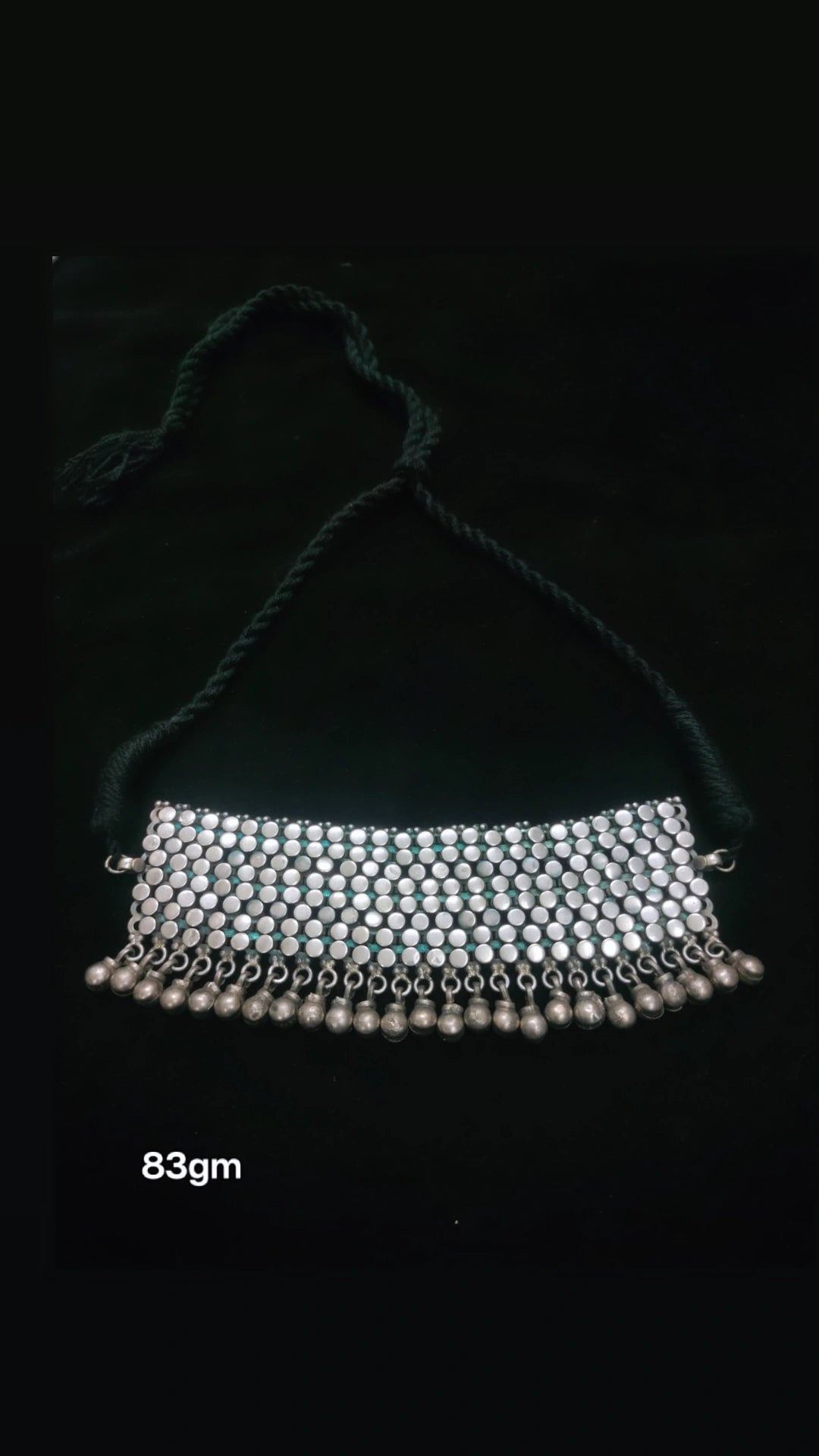 Surili Brass Metal beads choker necklace
