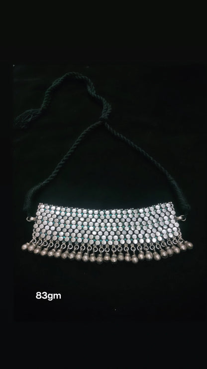 Surili Brass Metal beads choker necklace