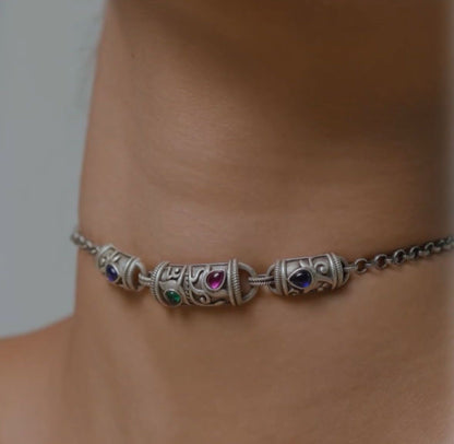 Suhani brass choker set