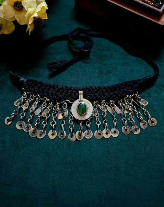 Suramin Afghani Choker Necklace